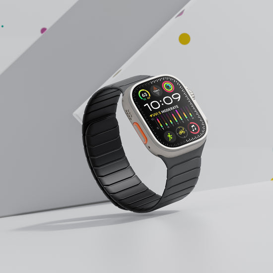 Premium Magnetic Leather Loop Straps for Apple Watch