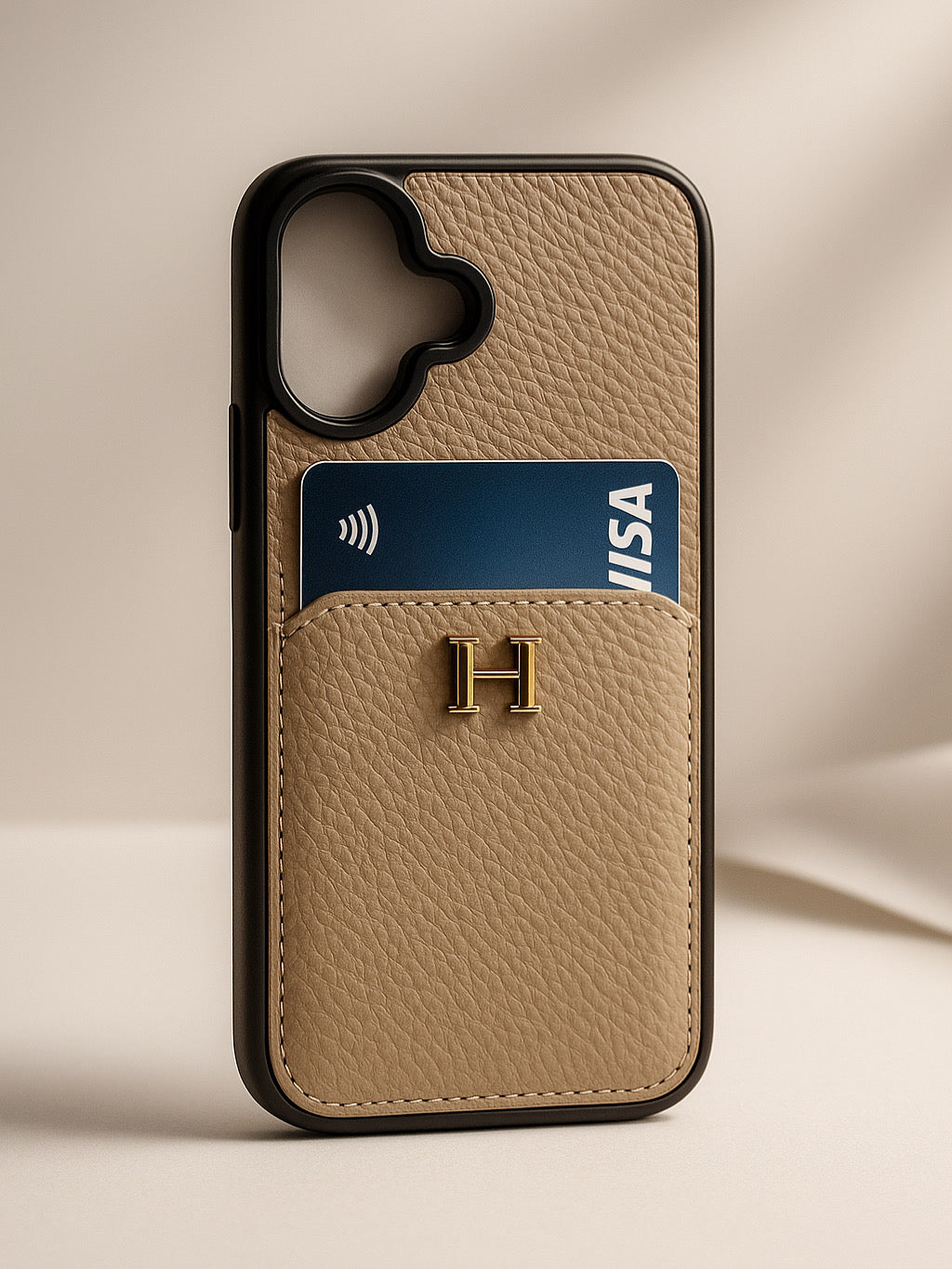 Premium Luxury Leather iPhone Case with Card Slot