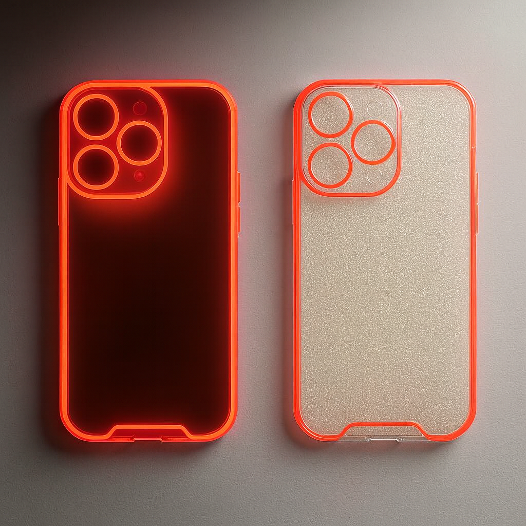 Glow In Dark Transparent – Shockproof Clear Cover