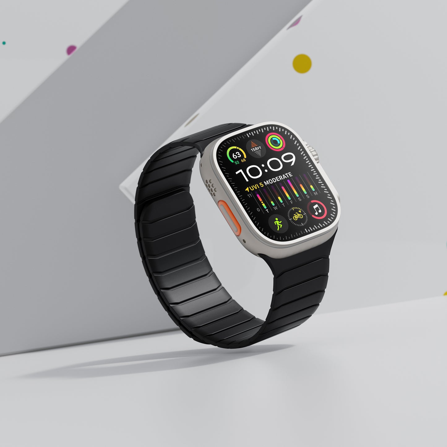 Premium Magnetic Leather Loop Straps for Apple Watch