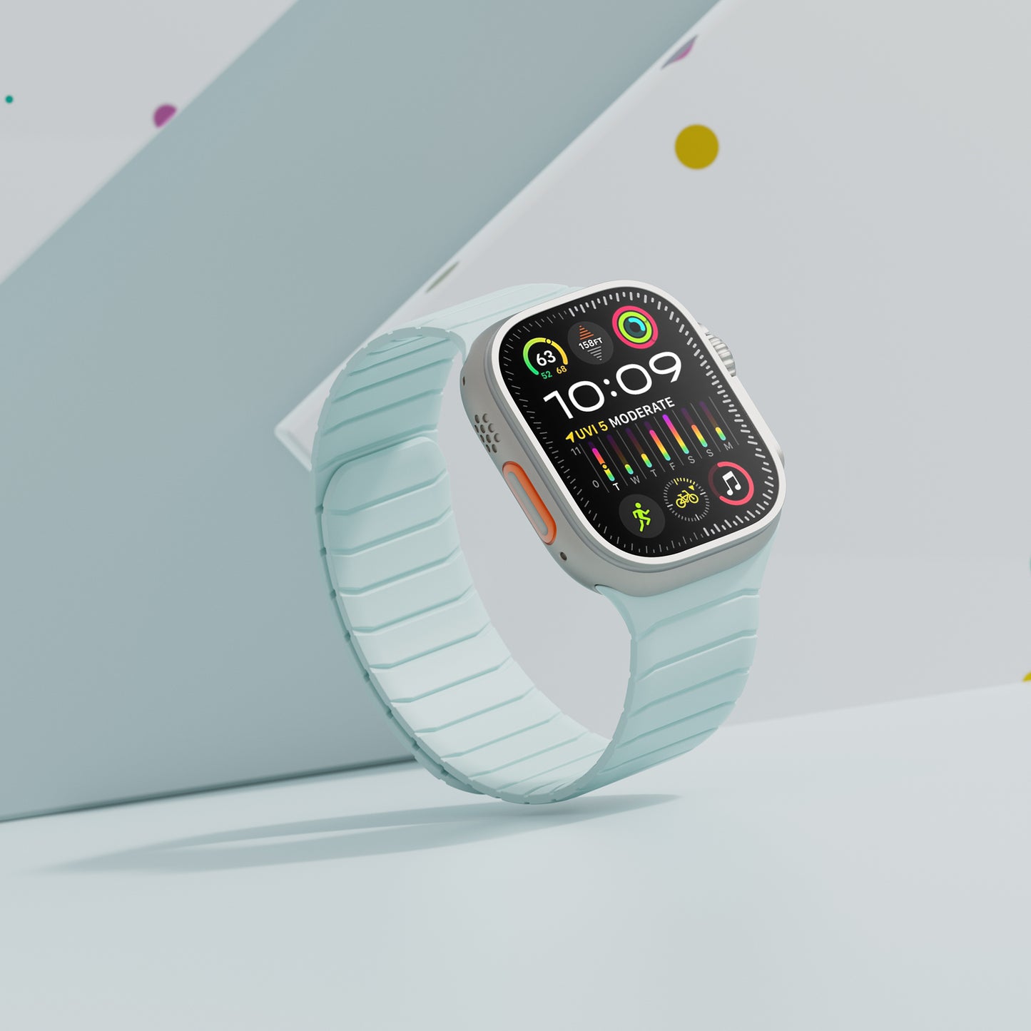 Premium Magnetic Leather Loop Straps for Apple Watch