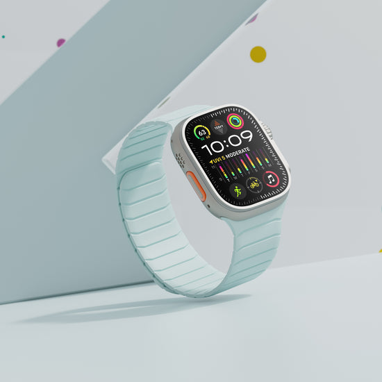 Premium Magnetic Leather Loop Straps for Apple Watch