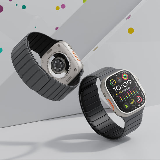 Premium Magnetic Leather Loop Straps for Apple Watch