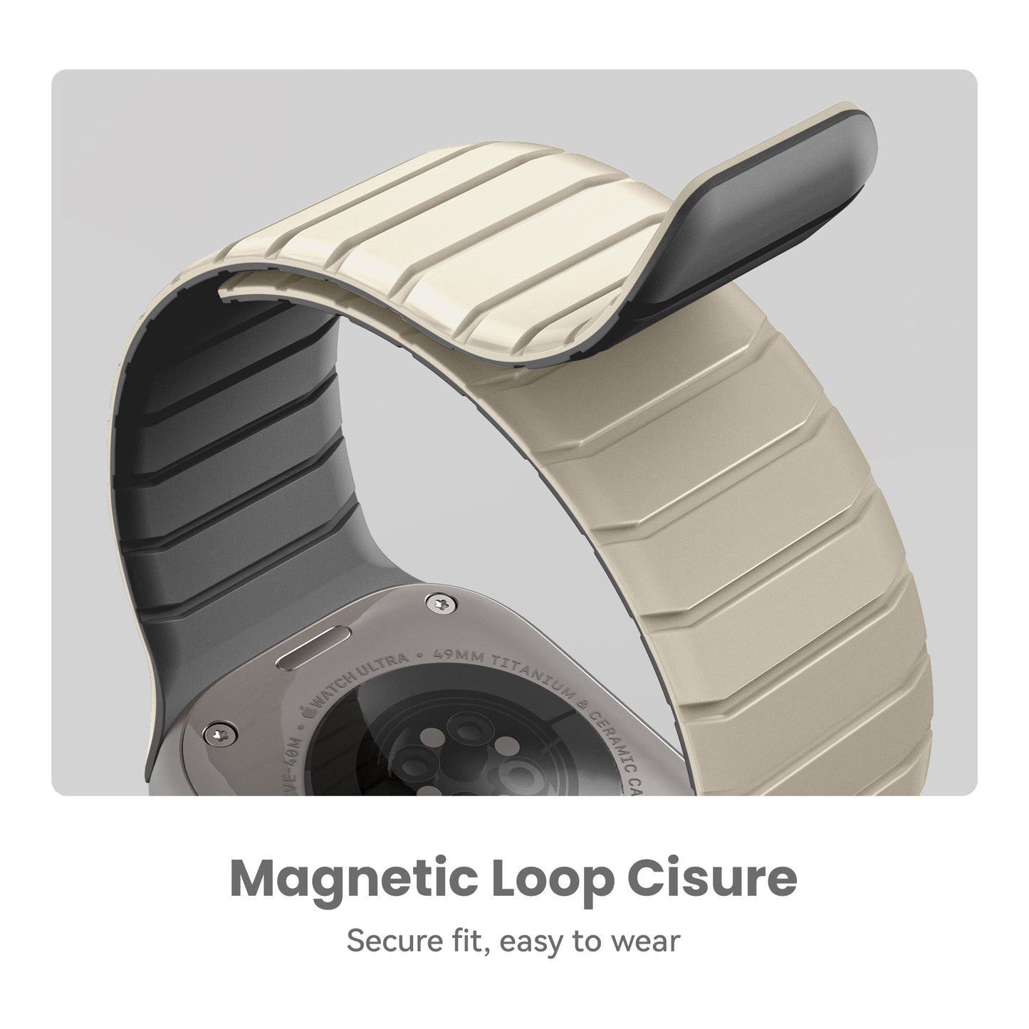 Premium Magnetic Leather Loop Straps for Apple Watch