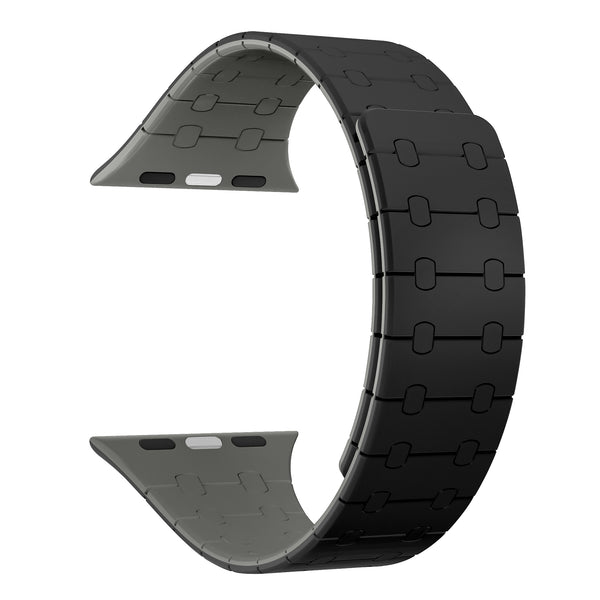 Magnetic Loop Smartwatch Bands – Dual Color Edition(Black+Grey)