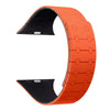 Magnetic Loop Smartwatch Bands – Dual Color Edition(Orange+Midnight Black)