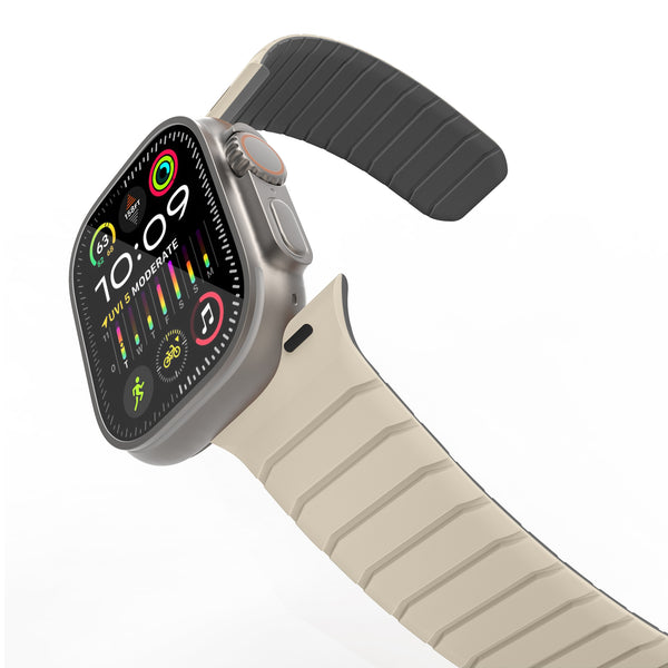 Premium Magnetic Leather Loop Straps for Apple Watch