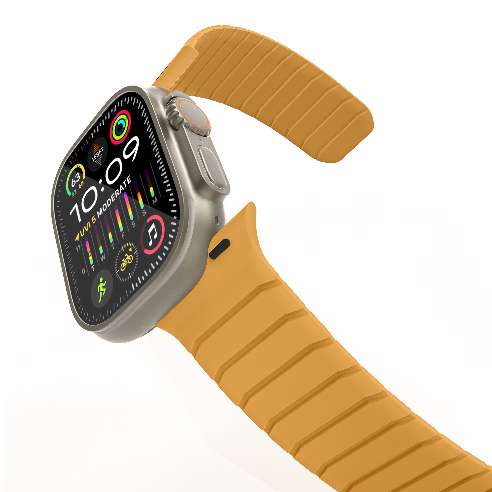 Premium Magnetic Leather Loop Straps for Apple Watch