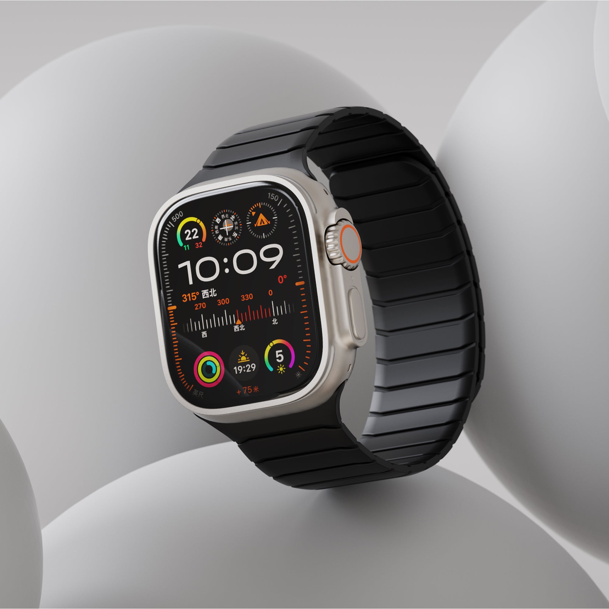 Premium Magnetic Leather Loop Straps for Apple Watch