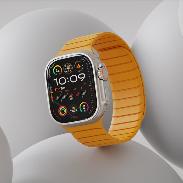 Premium Magnetic Leather Loop Straps for Apple Watch