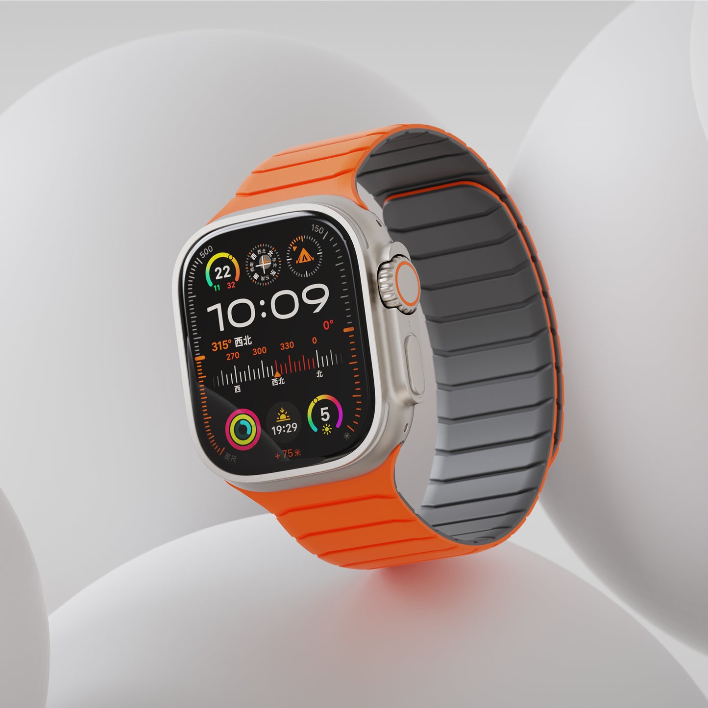 Premium Magnetic Leather Loop Straps for Apple Watch