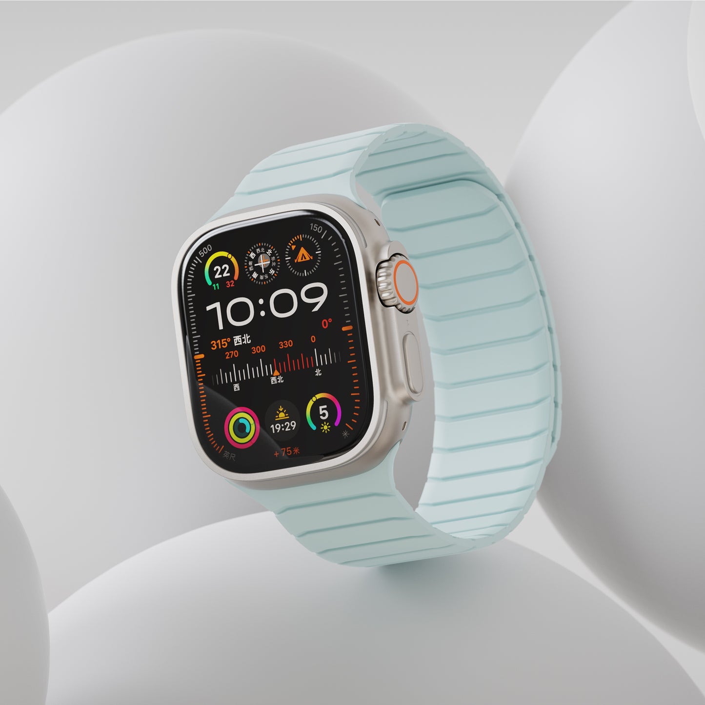 Premium Magnetic Leather Loop Straps for Apple Watch