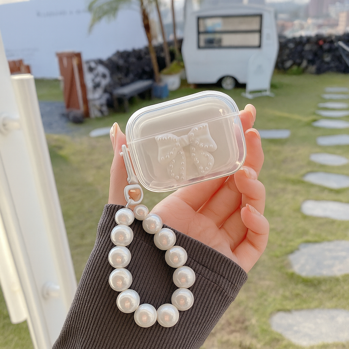 Pearl Charm Bow AirPods Cases 🎀✨