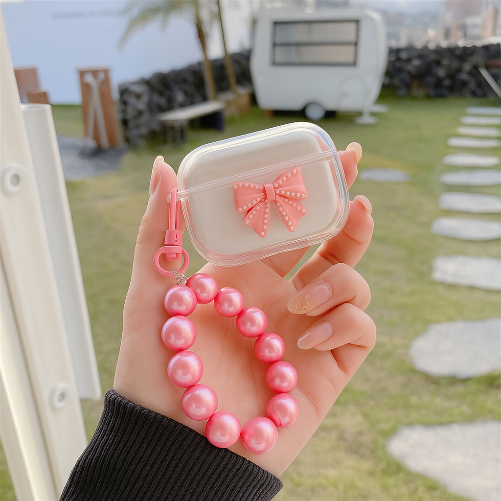 Pearl Charm Bow AirPods Cases 🎀✨