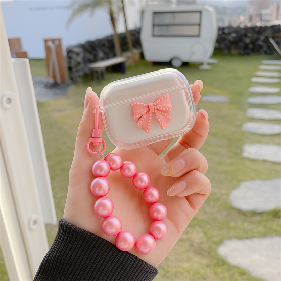Pearl Charm Bow AirPods Cases 🎀✨