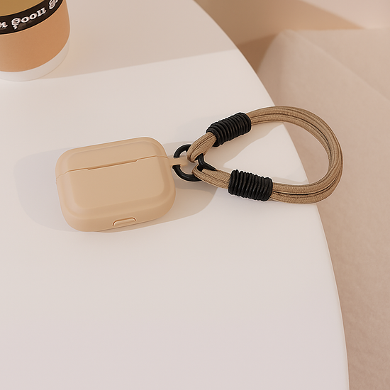 Silicone AirPods Cases with Rope Strap –