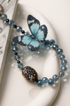 Crystal Butterfly Beaded Phone Charm