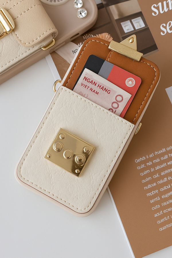 Luxury Crossbody Wallet Phone Case