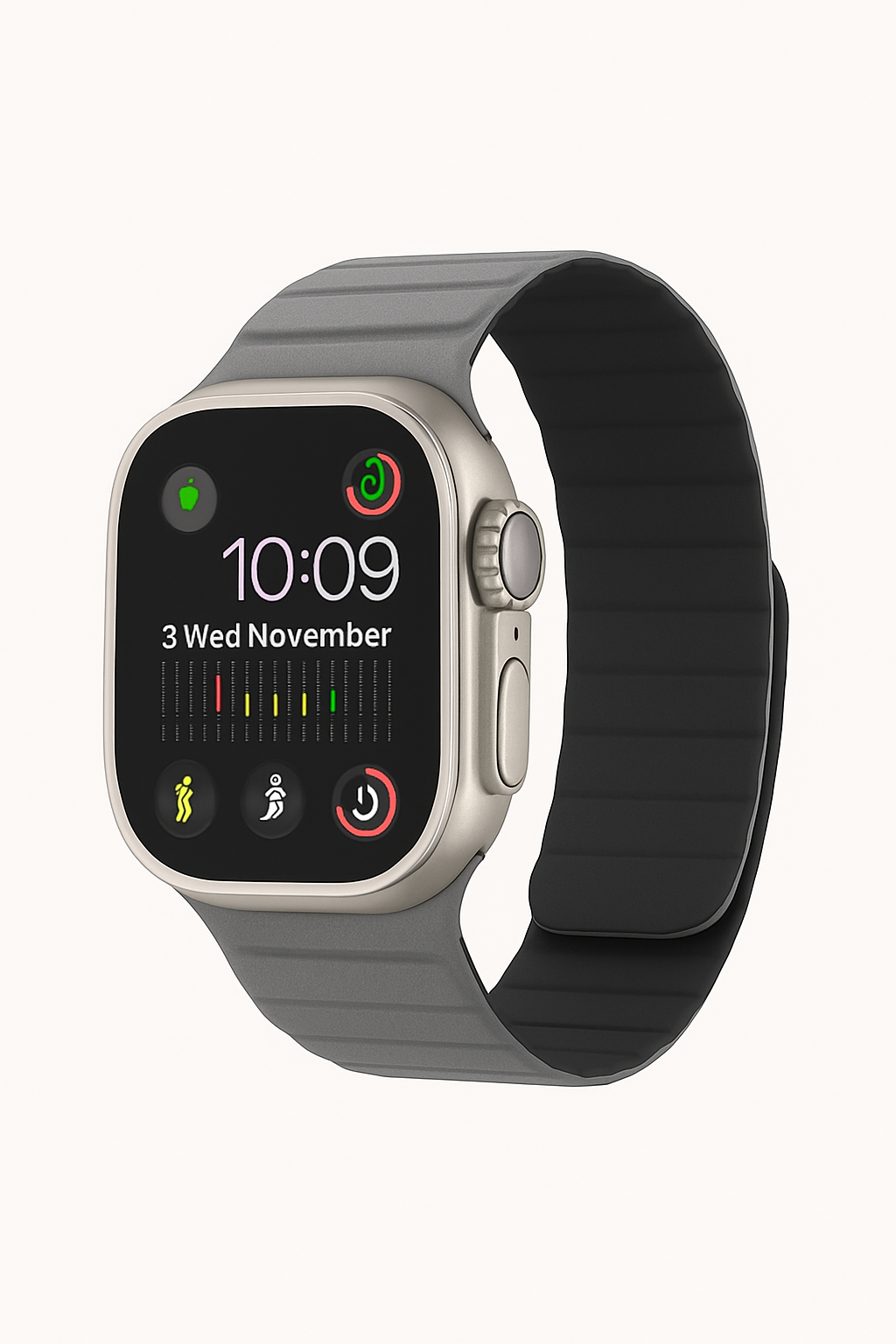 Premium Magnetic Leather Loop Straps for Apple Watch