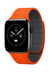 Magnetic Loop Smartwatch Bands – Dual Color Edition(Orange+Midnight Black)