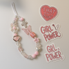 Pastel Beaded Phone Charm