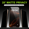Premium Frosted Privacy Tempered Glass Screen Protector With Easy Installation Kit