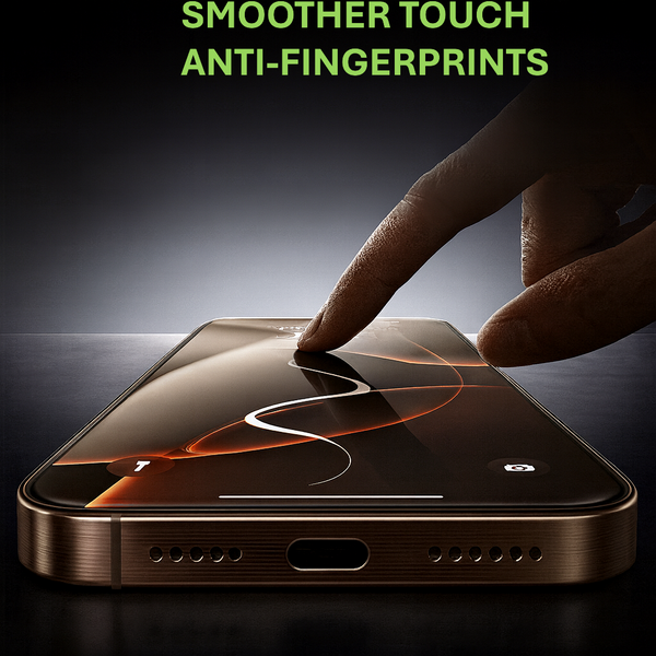 Premium Frosted Privacy Tempered Glass Screen Protector With Easy Installation Kit