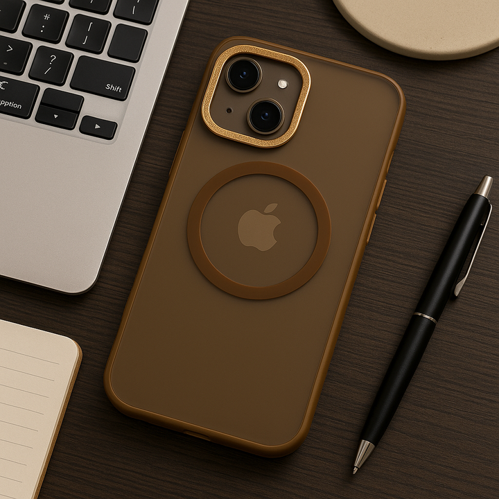 Premium MagSafe Case Cover with Metal Camera Ring