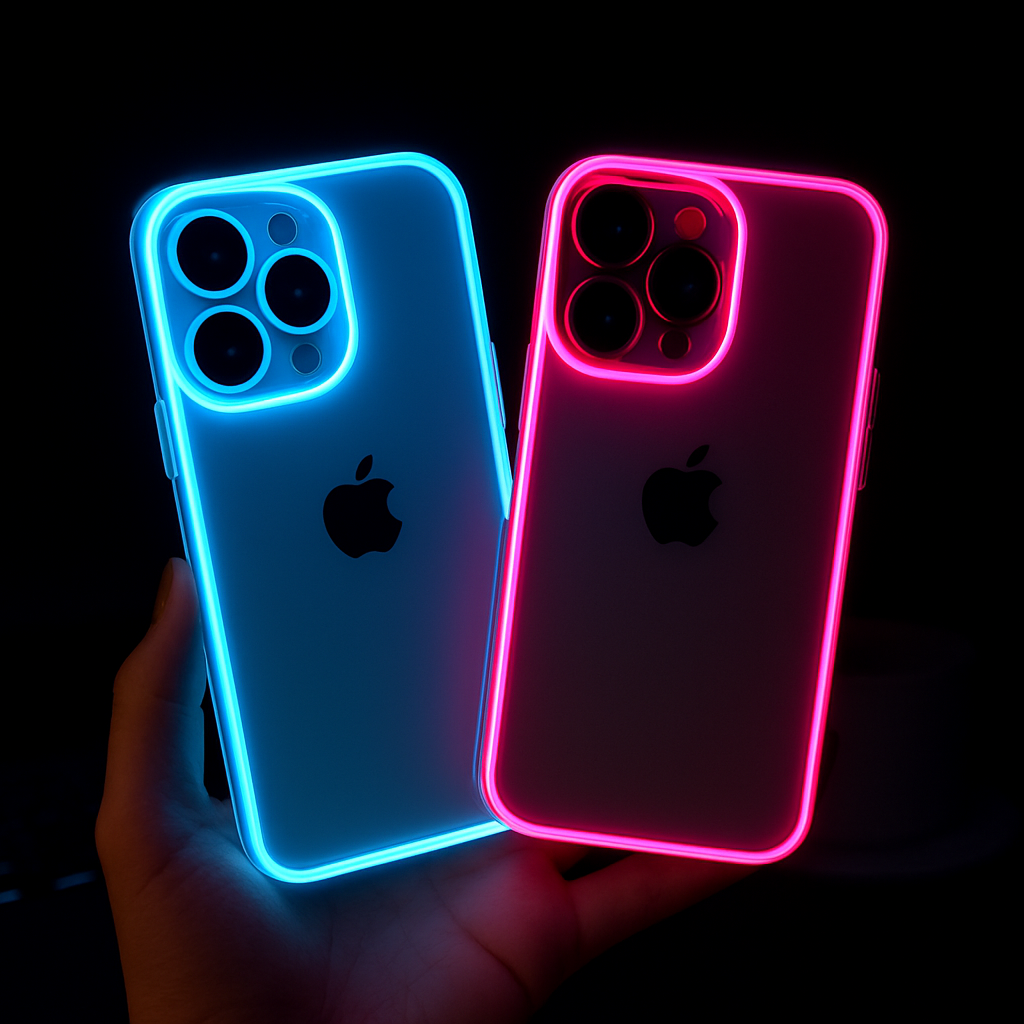Glow In Dark Transparent – Shockproof Clear Cover