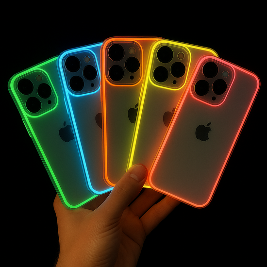 Glow In Dark Transparent – Shockproof Clear Cover