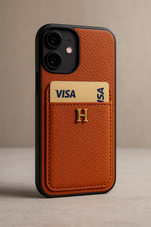 Premium Luxury Leather iPhone Case with Card Slot