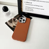 Premium Leather-Finish Slim Case with Metal Camera Ring
