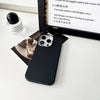 Premium Leather-Finish Slim Case with Metal Camera Ring
