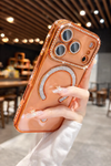 Crystal Studded Luxe Case – Orange