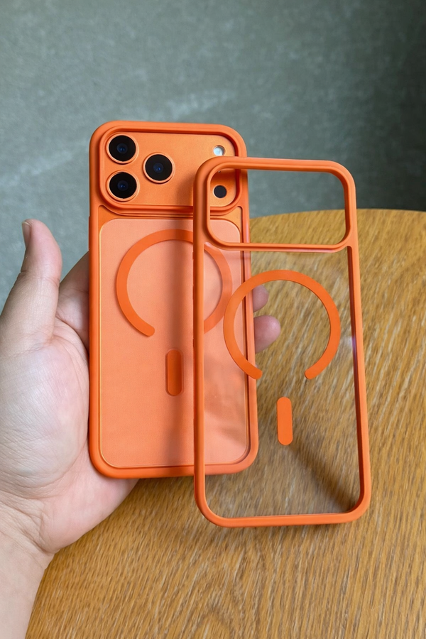 Transparent Magnetic Wireless Charging Phone Case