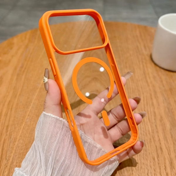 Transparent Magnetic Wireless Charging Phone Case