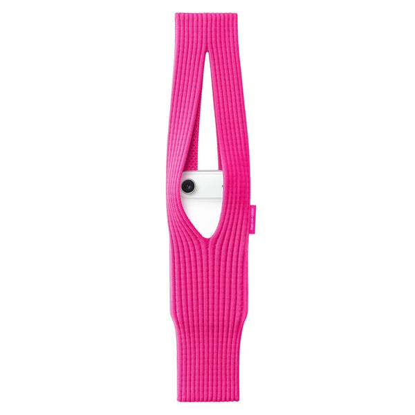 Ribbed Knit Phone Sling Pouch