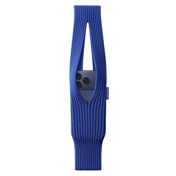 Ribbed Knit Phone Sling Pouch