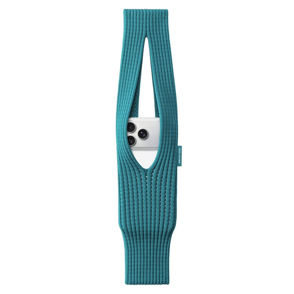 Ribbed Knit Phone Sling Pouch