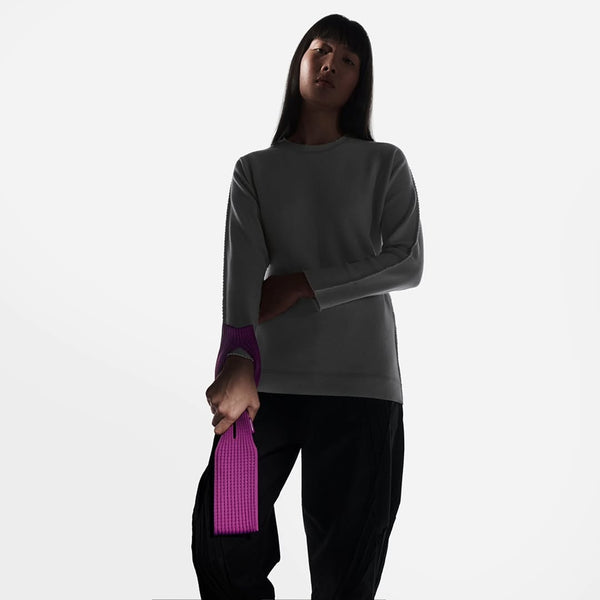 Ribbed Knit Phone Sling Pouch