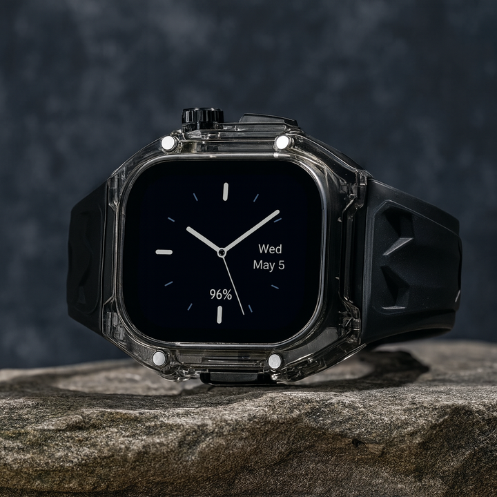 Rugged Armor Protective Watch Case with Sport Band