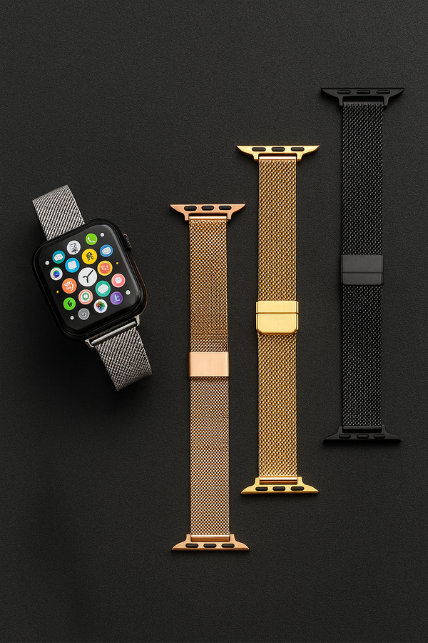 Premium Stainless Steel Milanese Loop Strap for Smartwatch