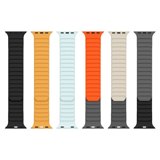Premium Magnetic Leather Loop Straps for Apple Watch