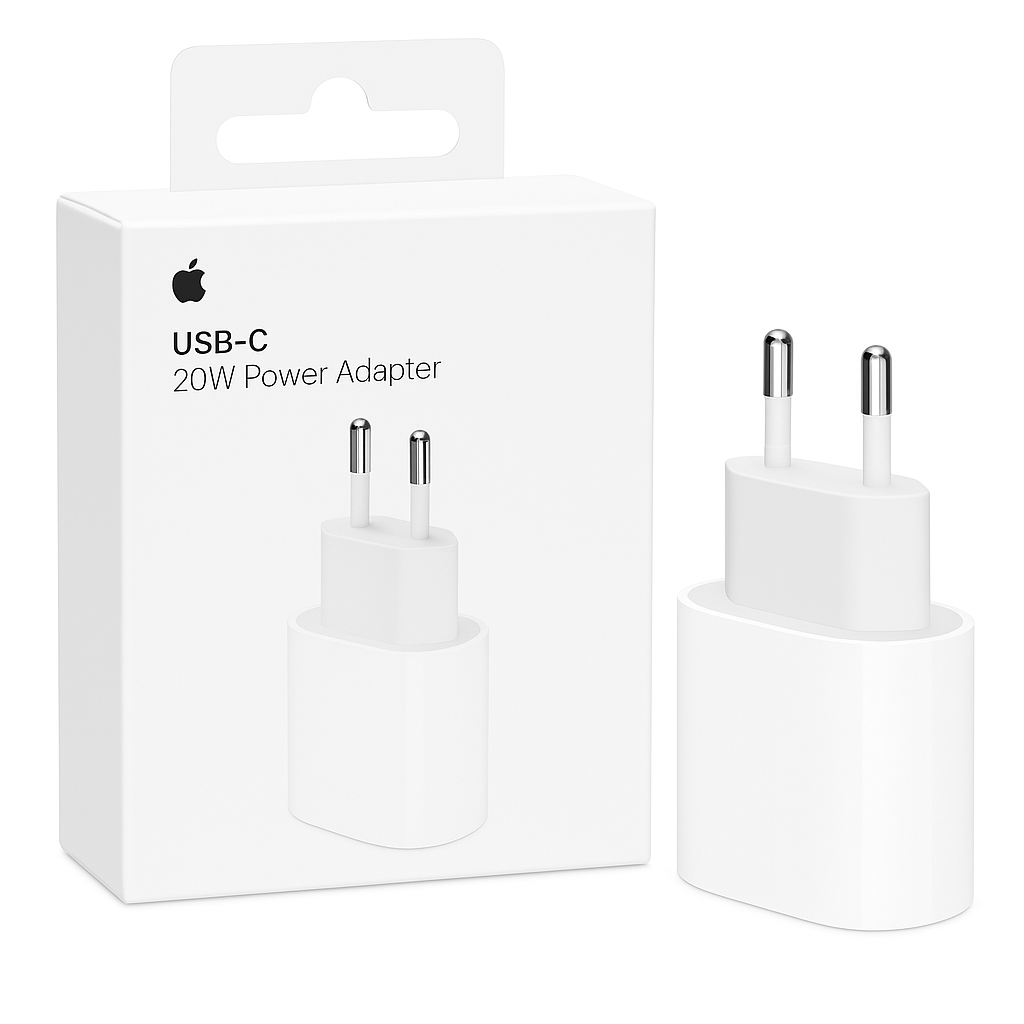USB-C 20w Power Adapter with Packaging ( iPhone compatible)