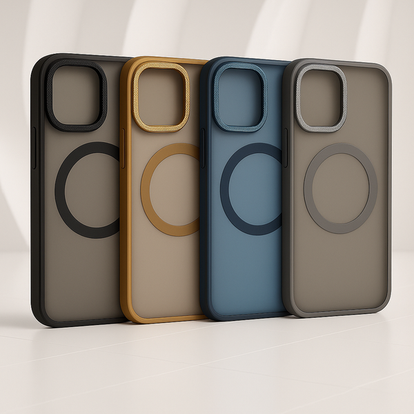 Premium MagSafe Case Cover with Metal Camera Ring