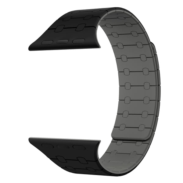 Magnetic Loop Smartwatch Bands – Dual Color Edition(Black+Grey)