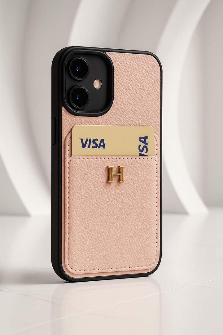 Premium Luxury Leather iPhone Case with Card Slot