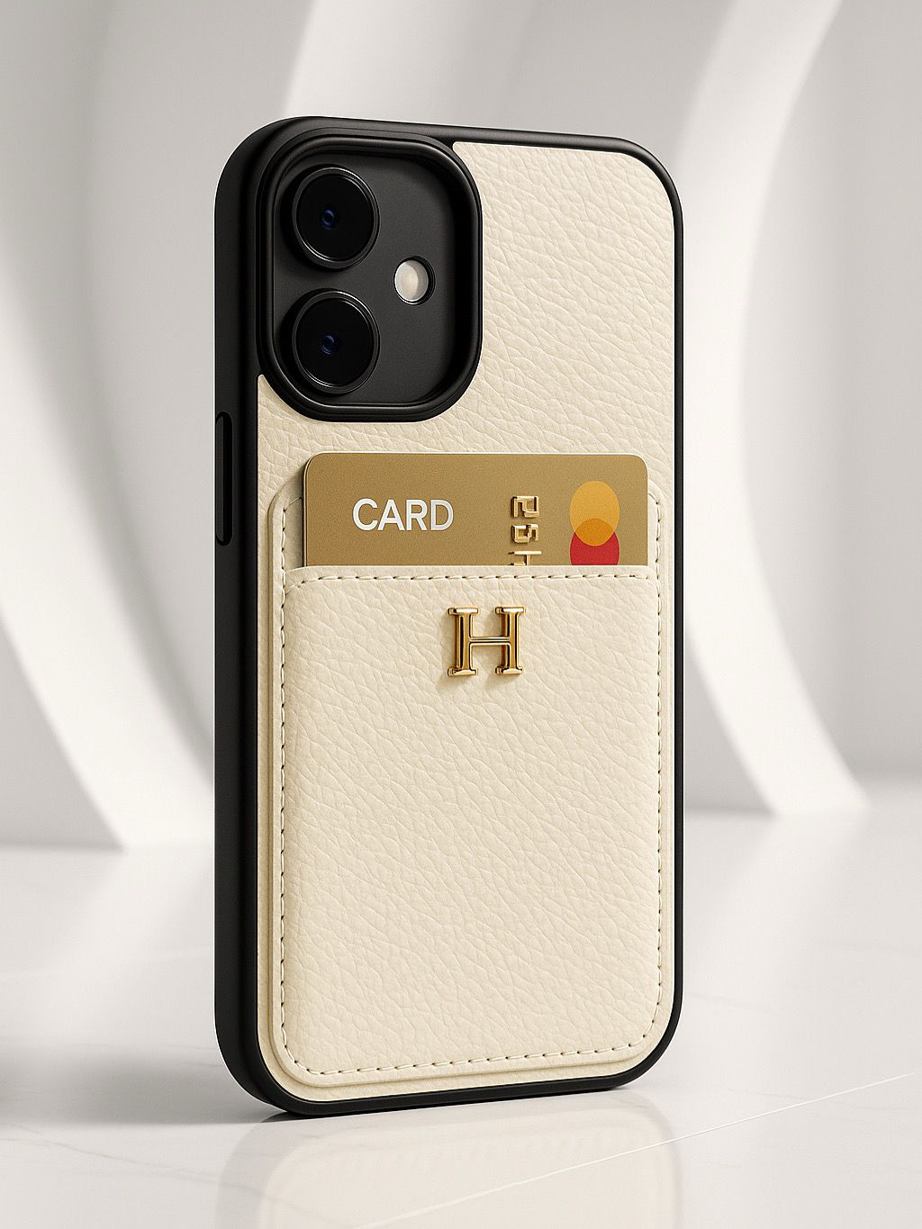 Premium Luxury Leather iPhone Case with Card Slot