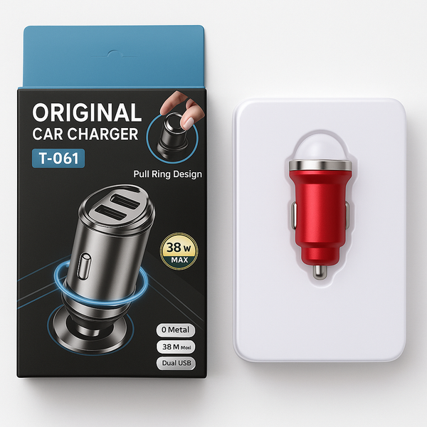 100W Fast Charging Mini Alloy Car Charger