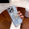 Holographic Bow Glitter Case With Charm